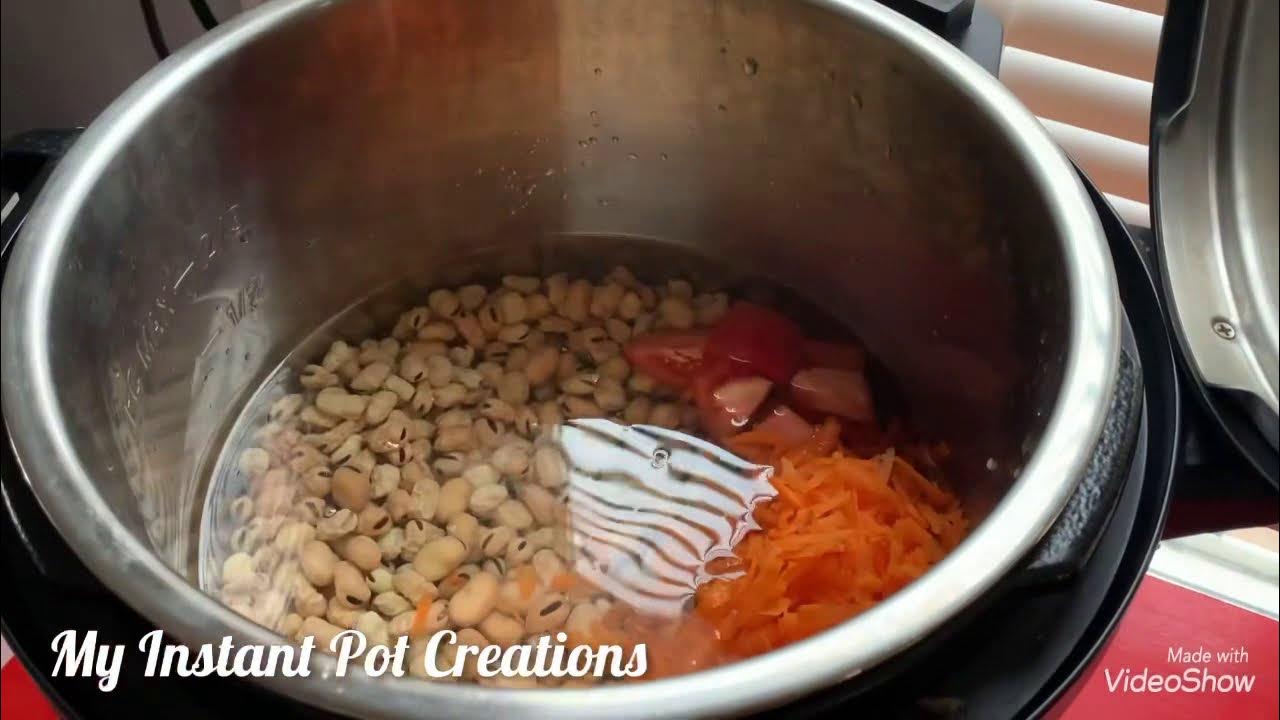 Instant Pot Fava Beans فول مدمس في قدر الضغط الكهربائي YouTube