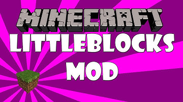 Minecraft little blocks mod review/instalation 1.2.5 (Dutch)