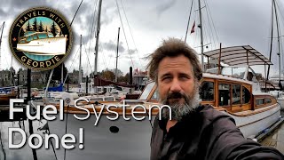 Ep 279 - Fuel System Done - Wooden Boat Restoration - Travels With Geordie