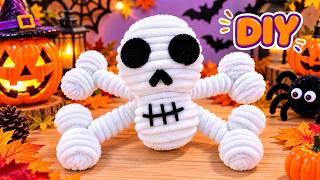 Halloween Ghost Craft 👻 | How to Make a Ghost with Pipe Cleaners | DIY Halloween | DG Handmade