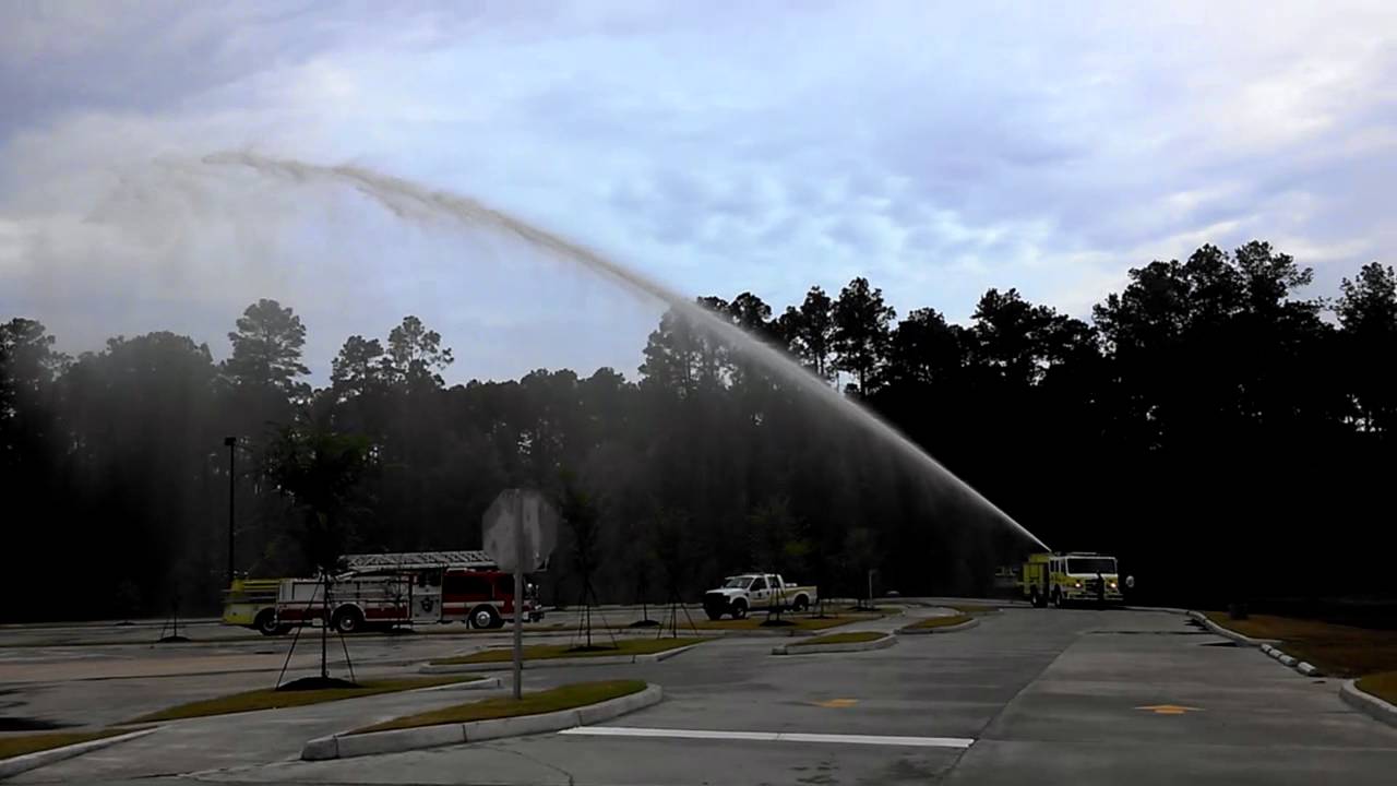Fire Department water cannon YouTube