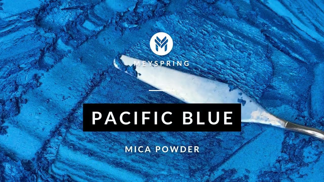 MEYSPRING Pacific Blue Mica Powder - Intense Blue Shade for Resin Ocean  Art, Woodworking, and More! 