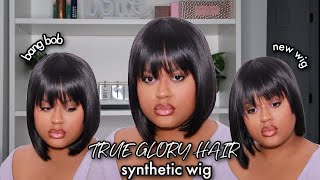 Transform Your Look Instantly with a BANG WIG | True Glory Hair Synthetic Wig