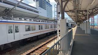 南海10000系＋7100系特急サザン30号なんば行き　　和歌山市発車！