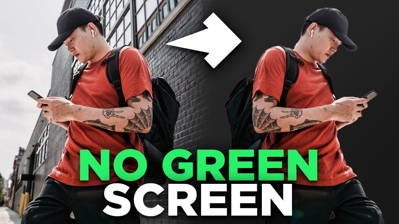 How to Remove Background without Green Screen - YouTube