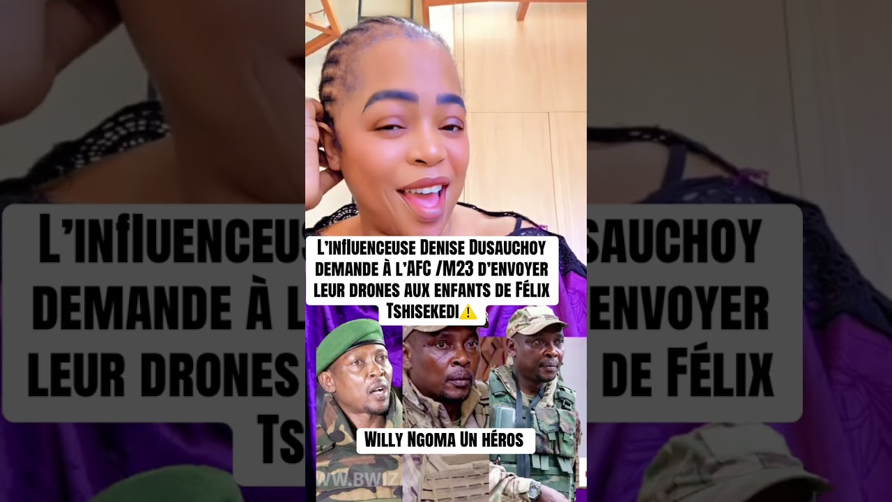 L’influenceuse Denise Dusauchoy 😭😭Willy Ngoma 