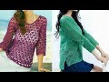 Женские кофточки крючком со схемами - Women's crocheted blouses with patterns