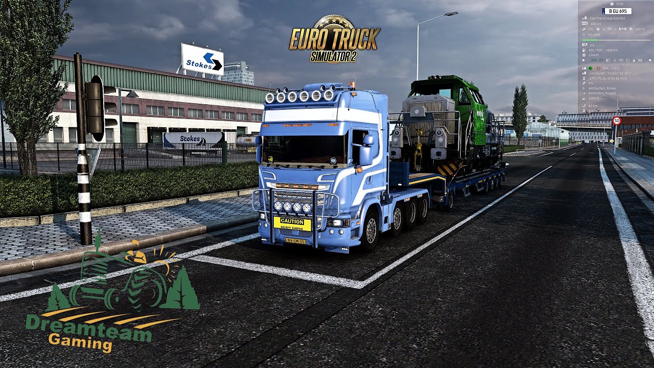 Euro Truck Simulator 2 Spectransgroup Scania Jon Ruda 61 tons ...