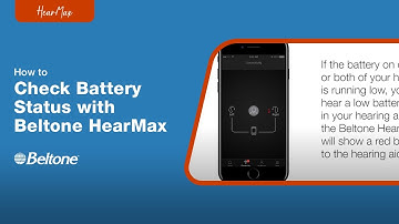 How to Check Battery Status in Beltone HearMax App | Beltone