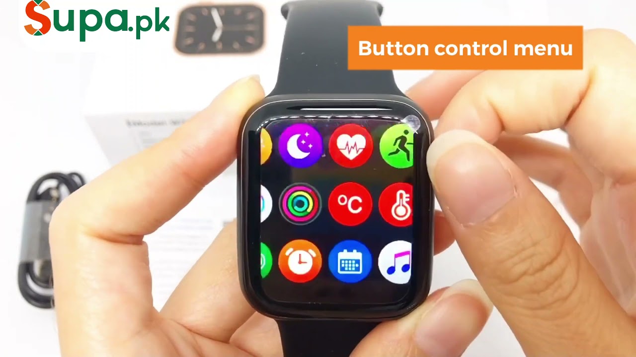 W26+ PLUS Smart Watch 44mm Scroll Button Control Series