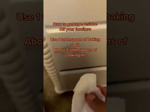 How To Remove Sticky Residue From Fine Wood Furniture