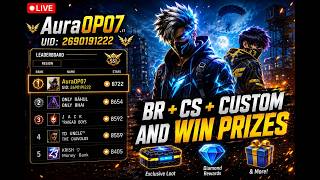 DAY 11 LIVE 🔥 CUSTOM ROOM + BR + CS RANK LIVE | WIN PRIZES 🎁 | FULL FUN WITH SUBSCRIBERS 😍 #fypシ