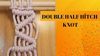 Famous How To Make a Double Half Hitch Knot - Right, Left, Diagonal Right and Left - Basic Macrame Knots #4 Profile