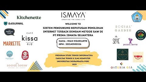 SIMULASI PROGRAM APLIKASI TUGAS AKHIR UNINDRA | RIAN NGUDIARTO - 202143500326