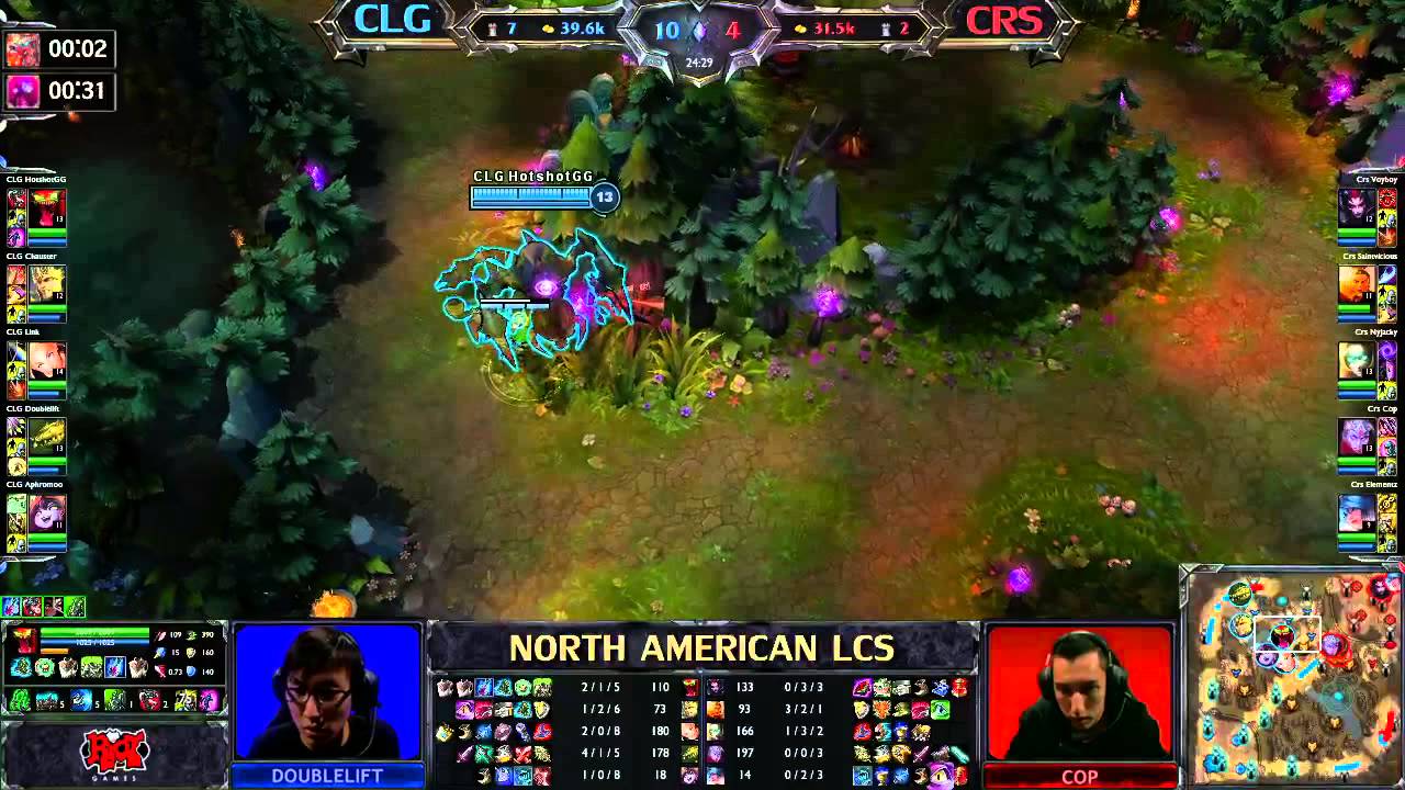 CLG vs CRS - LCS 2013 NA Spring W7D1 (English)
