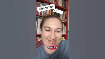 the three things to pay attention to when editing #writer #author #booktube #tips