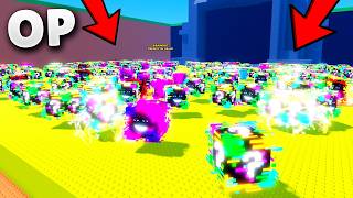 Lots of INFINITY LUCKY BLOCKS Types On a ADMIN ABUSE in ESCAPE TSUNAMI for Brainrots Funny Moments screenshot 3