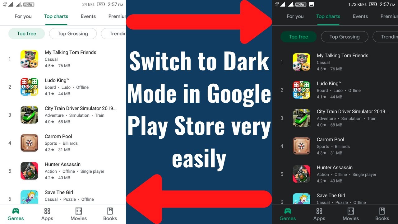 How to change from dark mode to light mode on google