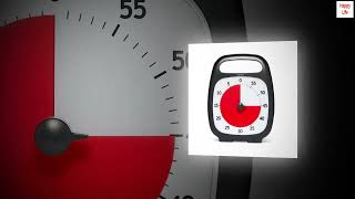 TIME TIMER PLUS 60 Minute Desk Visual Timer - Countdown Timer with Portable Handle for Classroom