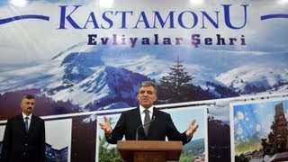 Hurbaşkanı Gül, Kastamonuda Onuruna Verilen Akşam Yemeğine Katıldı-16.11.2012