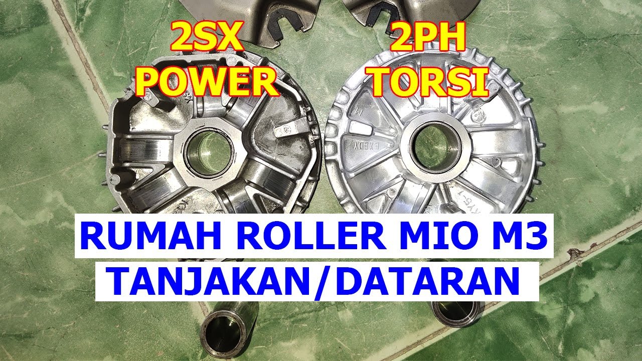 Perbedaan fungsi rumah roller 2PH dan 2SX mio m3, untuk beban berat pilih 2PH