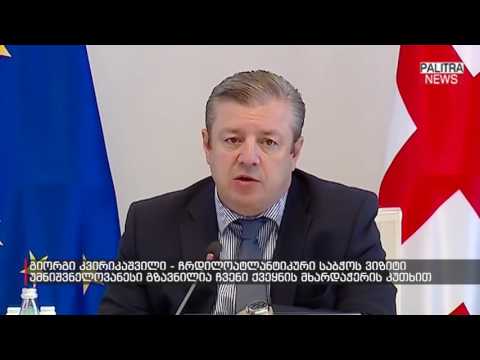 გიორგი კვირიკაშვილი - ჩრდილოატლანტიკური საბჭოს ვიზიტი უმნიშვნელოვანესი გზავნილია