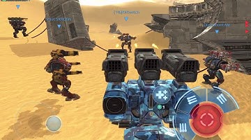 War Robots Test Server 4.8: New Weapon AVALANCHE Gameplay