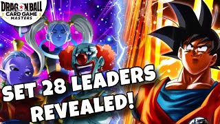 BRAND NEW COLOR! ALL SET 28 LEADERS REVEALED! | (DBS Card Game