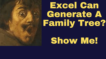Excel Has A Family Tree Generator - It