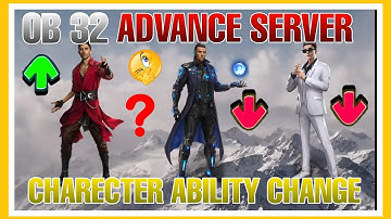 OB32 UPDATE ADVANCE SERVER CHARACTER ABILITY CHANGE ? |CHRONO,K,SKYLER ABILITY CHANGE ADVANCE SERVER