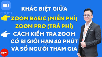 Khác Biệt Giữa Zoom Basic Với Zoom Pro-Cách Kiểm Tra Zoom