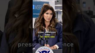 How rich is Kristi Noem She held a press conference today regarding Alex Pretti.#usa #KristiNoem