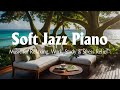 Soft Piano Jazz in a Serene Workspace | Music for Deep Focus and Stress Relief
