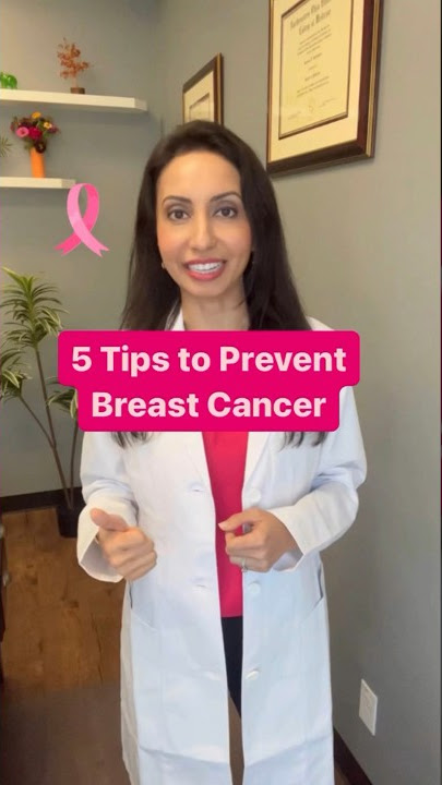 💗 5 Tips to Prevent Breast Cancer #shorts #preventativehealth #breastcancerawareness