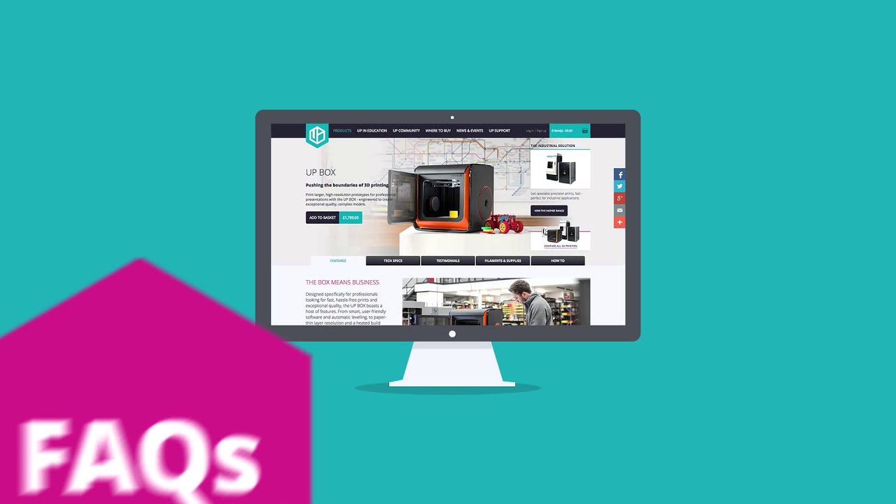 Introducing UP 3D Printers - YouTube