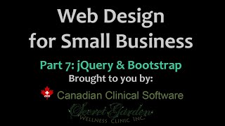 Web Design for Small Business: Part 7 - jQuery & Bootstrap