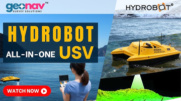 GeoNav HydroBot USV || Low Cost All-in-One USV for Bathymetric Survey #unmanned #mapping #surveying