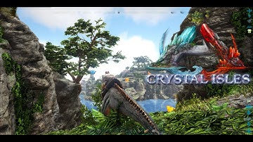 ARK CRYSTAL ISLES EP.2 BLOOD WATER AND MEGALODON ATTACK!