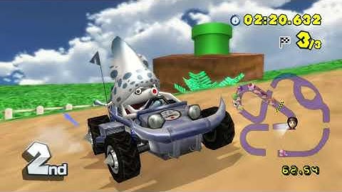 Mario Kart Wii (Fusion) Custom Tracks - Mirror (1 Player) #133 with Gooper Blooper