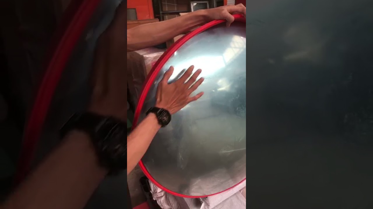 Cara membuka Protective Seal / Lapisan Pelindung Convex Mirror