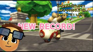 [MKWii TAS] Mario Circuit (Glitch) Flap - 8.615