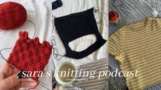 tombo tee and frilly socks for summer | june knitting podcast