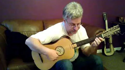 Baroque guitar no.38 made by Chris Large, played b...