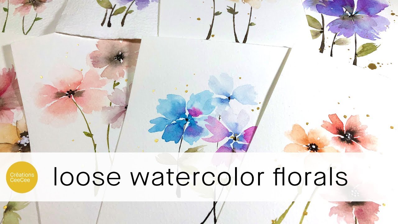 The Easiest Flowers I'Ve Ever Painted! - Youtube