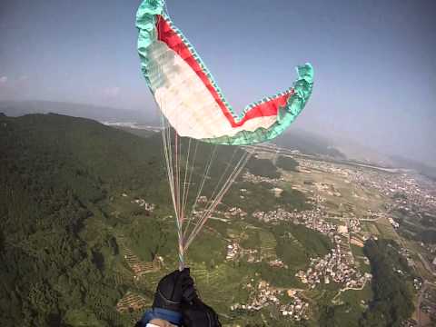 out of control Reserve parachute Toss Twist of Lines SAT fullstall japan 2013 9 13