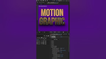 After effect VFX Tutorial: 3D Title with Element 3d | #aftereffects #aftereffectstutorial