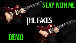 how to play "Stay With Me" on guitar by The Faces | electric guitar lesson | DEMO chords