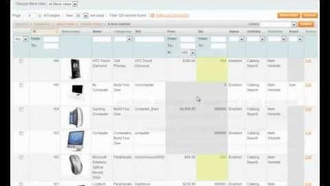 Magento Extended Product Grid Extension & Attribute Bulk Apply for Magento