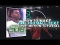 Vıral Text Tutorial on Alight Motion | How To Make Trending Football Text on Alight Motion