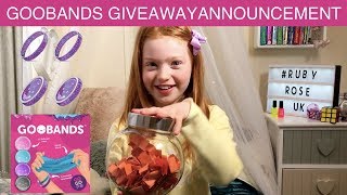 Goobands Goodybag Giveaway Winner Announcement Goobands Gogopo Slime Ruby Rose Uk